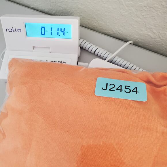 J. Jill Womens Pants Size Medium Petite Linen Wide Leg Ankle Cropped Orange - Picture 11 of 11